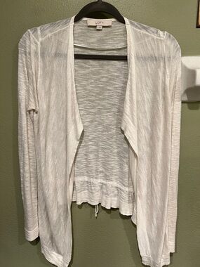 LOFT Open-Front Lightweight Cardigan